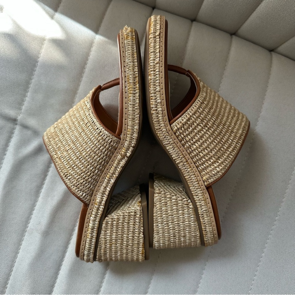SARTO • Ferrara Platform Sandal in Natural - Picture 7 of 9